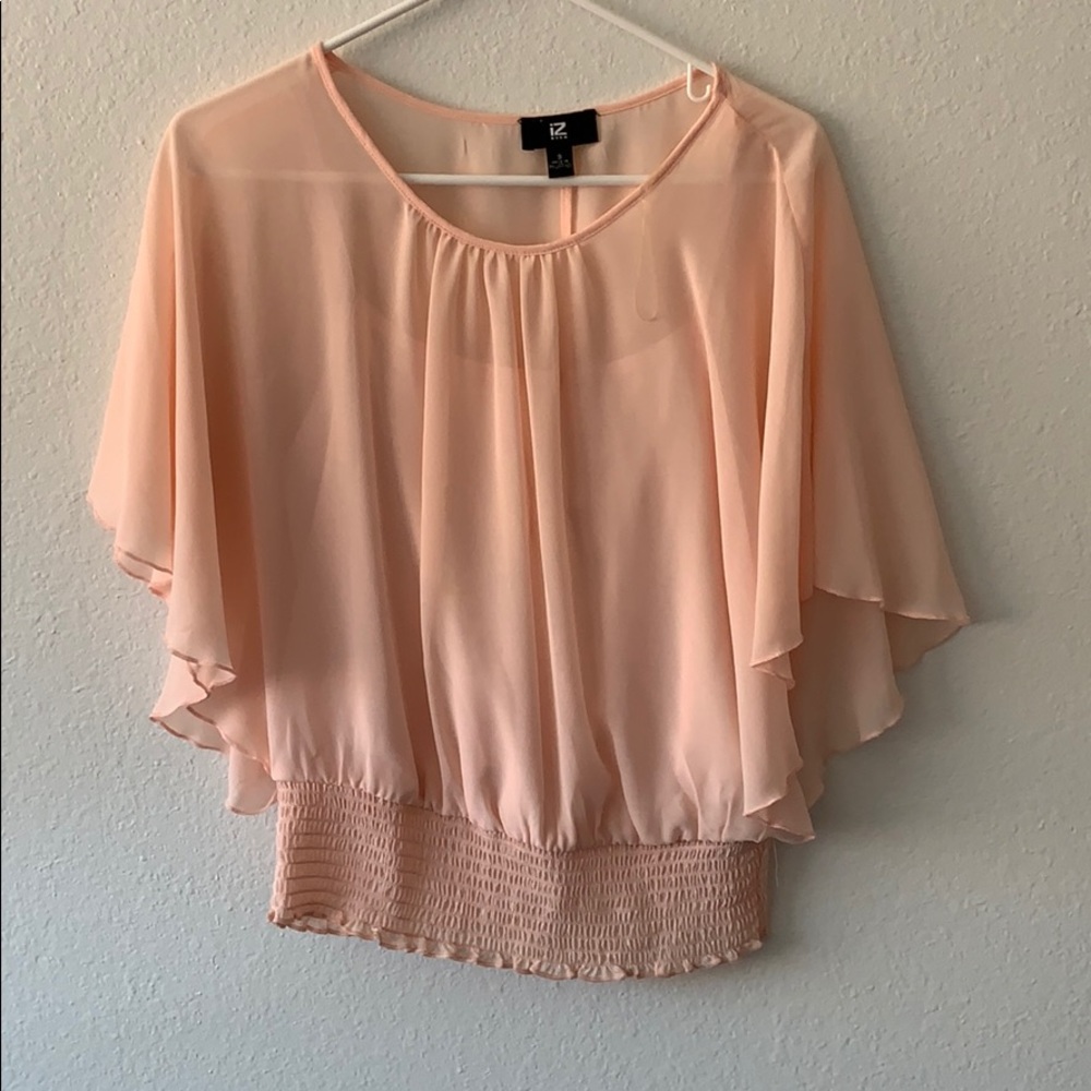 IZ Byer pink shirt size small